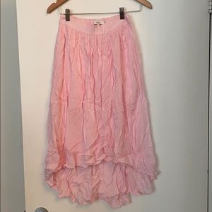 Aritzia High Low Midi Skirt